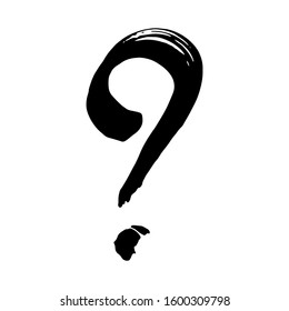 Halftone question shape with fading gradient. Question Mark Icon - Vector, Sign and Symbol for Design, Presentation, Website or Apps Elements. Help symbol. 