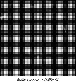 Halftone radial black and white vector pattern