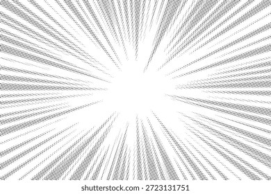 Fondo de punto de explosión radial de semitono