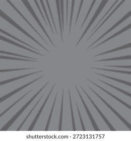 Fondo de punto de explosión radial de semitono