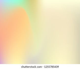 Halftone rainbow colors gradient background. Pastel colorful magic mesh template. Pearl unicorn colors fairy tale gradient texture. Original Iridescent wallpapers for your design