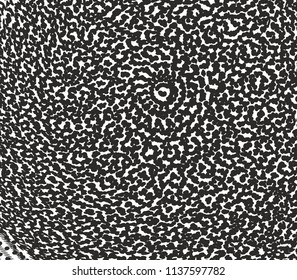 halftone random dotted pattern polka design circle futuristic concept geometric graphic vector background