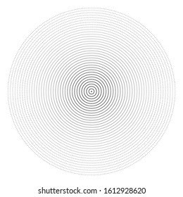 Halftone rays, beams. dots, dotted radial burst lines. Sparkle, fireworks, gleam design. Circular, concentric stripes. radiating, converging trail lines