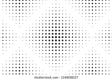 Halftone rectangular with black color