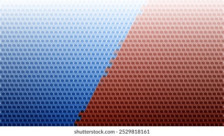  Halftone Red and Blue Split Vector Background For Team Games 