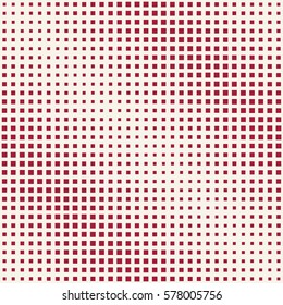 halftone red square geometric gradient pattern