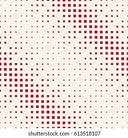 halftone red square geometric gradient pattern