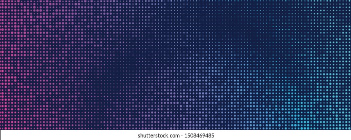 Halftone retro background. Pink blue halftone gradient,party poster background. EPS 10.