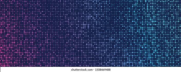 Halftone retro background. Pink blue halftone gradient,party poster background. EPS 10.