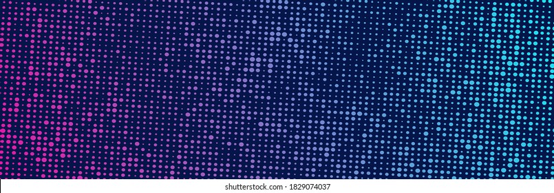 Halftone retro background. Pink blue halftone gradient,party poster background. EPS 10.