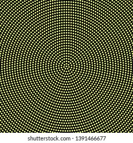 Halftone retro circular dot pattern background design -  vector graphic from dots