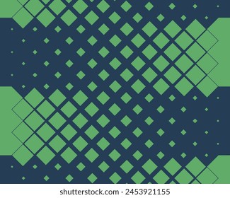 Halftone rhombus pattern vector illustration. Geometric seamless pattern on isolated background. Rhomb decrease sign concept.