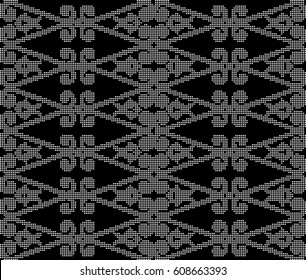 Halftone round black seamless background curve spiral cross check frame