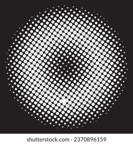 Halftone round circle gradient and texture background, dot pattern for decorate.