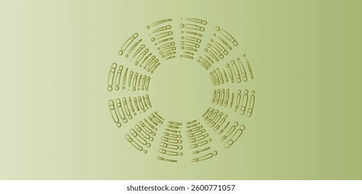 Halftone round as icon or background. Abstract vector circle frame with dots as logo or emblem. Black shape on a white background and the same white shape 