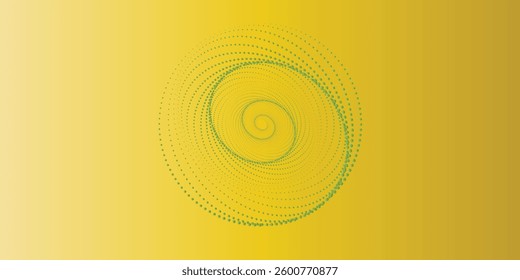 Halftone round as sun icon or background. Abstract vector circle frame with dots as logo or emblem. Black shape on a white background and the same white shape on the black side.