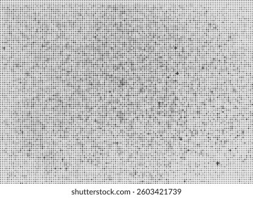 Halftone Screen Texture with perfect circles. Eroded texture background, made from scan of spray paint on paper