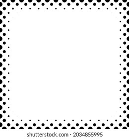 Halftone, screentone square border, frame design