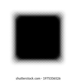 Halftone, screentone square design element