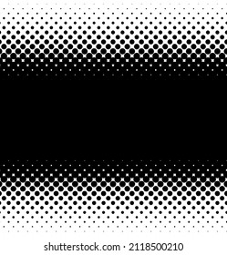 Halftone, screntone comic elefent. Fading, gradation effect