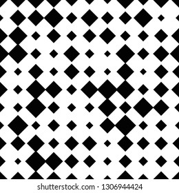 Halftone seamless abstract background with rhombuses, squares. Infinity geometric pattern. Vector illustration.     