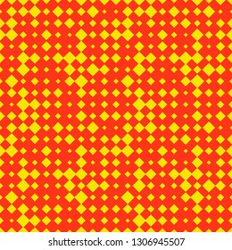 Halftone seamless abstract background with rhombuses, squares. Infinity geometric pattern. Vector illustration.     