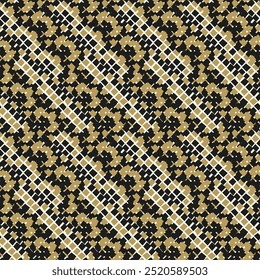 Halftone seamless background. Digital background with different colors squares for paper or print. Halftone Seamless Background with Color Elements for your Design. Vector Texture.