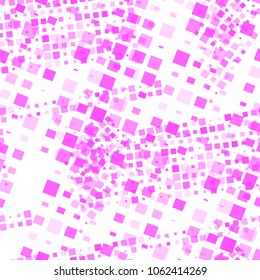 Halftone seamless background. Digital pattern with different colors elements for textile or wallpaper. Halftone Seamless Pattern with Color Squares for your Design. Vector Texture.