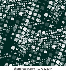 Halftone seamless pattern. Digital pattern with different colors elements for card or flyer. Halftone Seamless Background with Color Elements for your Design. Vector Texture.