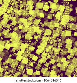 Halftone seamless pattern. Trendy background with different colors squares for banner or mobile application. Halftone Seamless Background with Color Elements for your Design. Vector Texture.