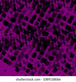 Halftone seamless pattern. Vintage background with different colors squares for paper or print. Halftone Seamless Pattern with Color Squares for your Design. Vector Texture.