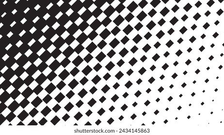 Fondo de patrón blanco y negro de textura sin costuras de semitono para el telón de fondo