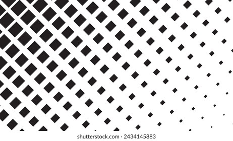 Fondo de patrón blanco y negro de textura sin costuras de semitono para el telón de fondo