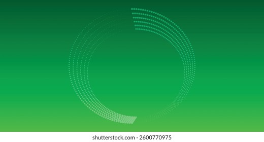 Halftone semicircles as icon or background. Abstract vector with dots as logo or sun concept. Black shape on a white background and the same white shape on the black side.