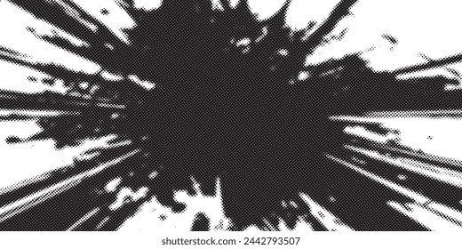  halftone shine pattern texture Pop Art Style Background.