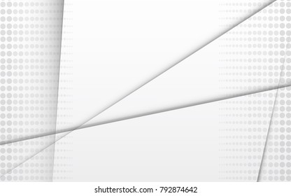 Halftone silver abstract background. Modern design template for web site, flyer, digital presentation, cover and magazine. Abstract concept for brochure, poster, backdrop and space for text