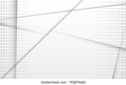 Halftone silver abstract background. Modern design template for web site, flyer, digital presentation, cover and magazine. Abstract concept for brochure, poster, backdrop and space for text