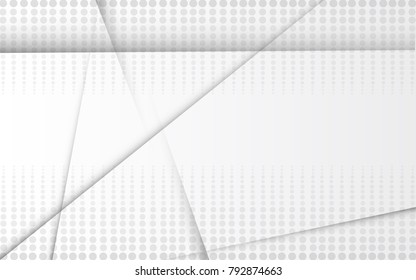 Halftone silver abstract background. Modern design template for web site, flyer, digital presentation, cover and magazine. Abstract concept for brochure, poster, backdrop and space for text