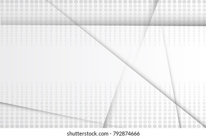 Halftone silver abstract background. Modern design template for web site, flyer, digital presentation, cover and magazine. Abstract concept for brochure, poster, backdrop and space for text