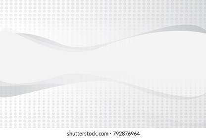 Halftone silver abstract background. Modern design template for web site, flyer, digital presentation, cover and magazine. Wavy concept for brochure, poster, backdrop and space for text