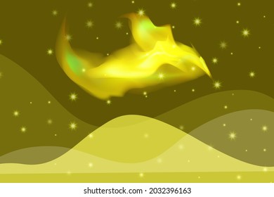Halftone space galaxy background with yellow and brown gradient colors. can use for poster, banner, flyer, pamphlet, leaflet, brochure, web, site, website, presentation backgrounds