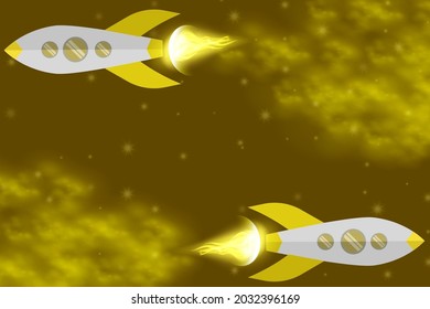 Halftone space galaxy background with yellow and brown gradient colors. can use for poster, banner, flyer, pamphlet, leaflet, brochure, web, site, website, presentation backgrounds