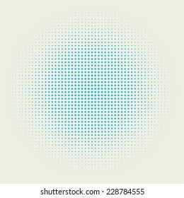 halftone sphere made from stars