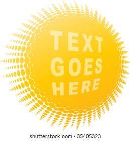 halftone spot illustration