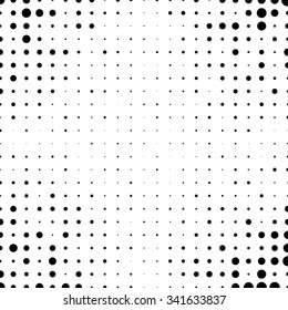 Halftone square Design Elements. Vector illustration