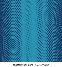 Halftone square dot abstract background. 