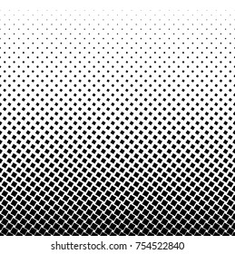 Halftone square dot vector texture  Halftone pattern tone background