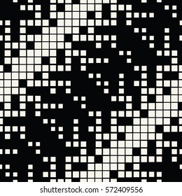 halftone square geometric gradient pattern