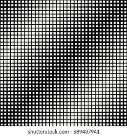 halftone square geometric gradient pattern