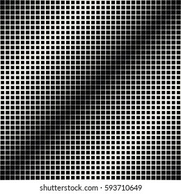 halftone square geometric gradient pattern